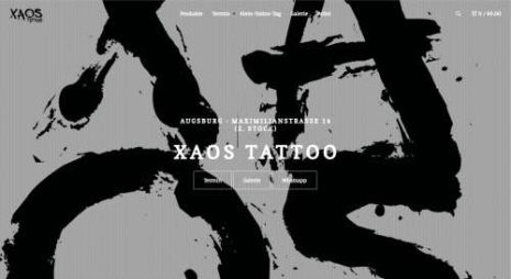 Xaos Tattoo - Website